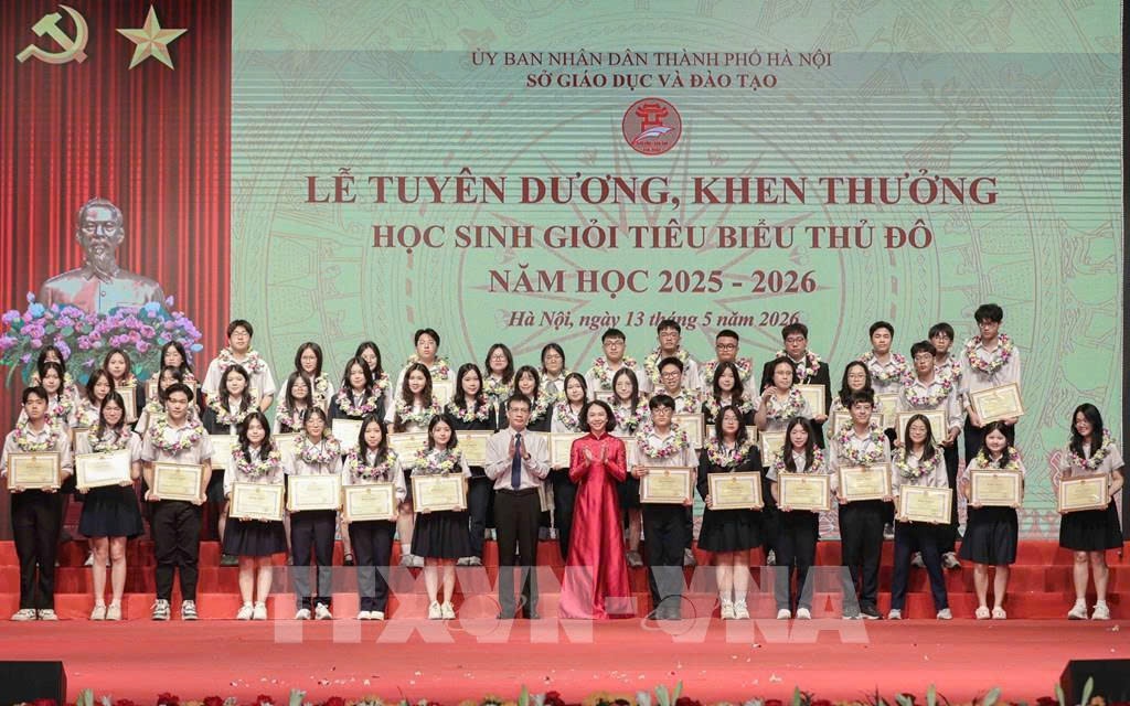 Xã Thường Tín vinh dự có 3 em học sinh được tuyên dương, khen thưởng học sinh giỏi tiêu biểu Thủ đô năm học 2025–2026