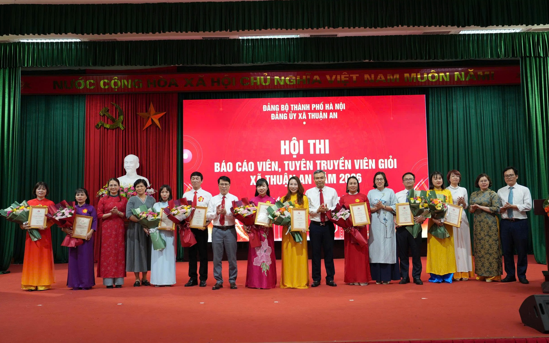 Hội thi báo cáo viên, tuyên truyền viên giỏi xã Thuận An 2026: Những “người truyền lửa” từ cơ sở