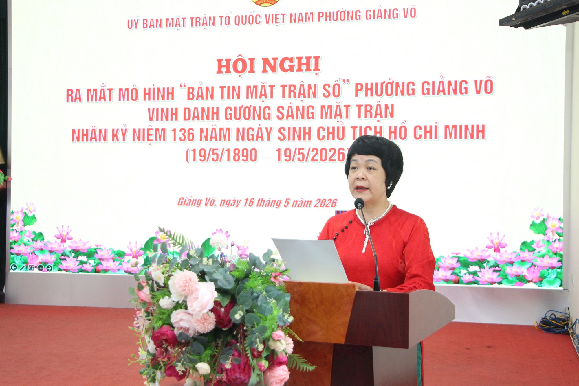 “Số hóa” tuyên truyền với Bản tin điện tử Mặt trận phường Giảng Võ- Ảnh 1.