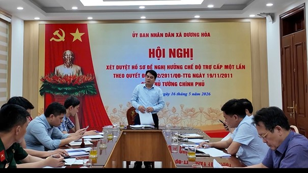 Hội nghị xét duyệt hồ sơ đề nghị hưởng chế độ trợ cấp một lần theo Quyết định số 62/2011/QĐ-TTg ngày 09/11/2011 của Thủ tướng chính phủ.

- Ảnh 3.