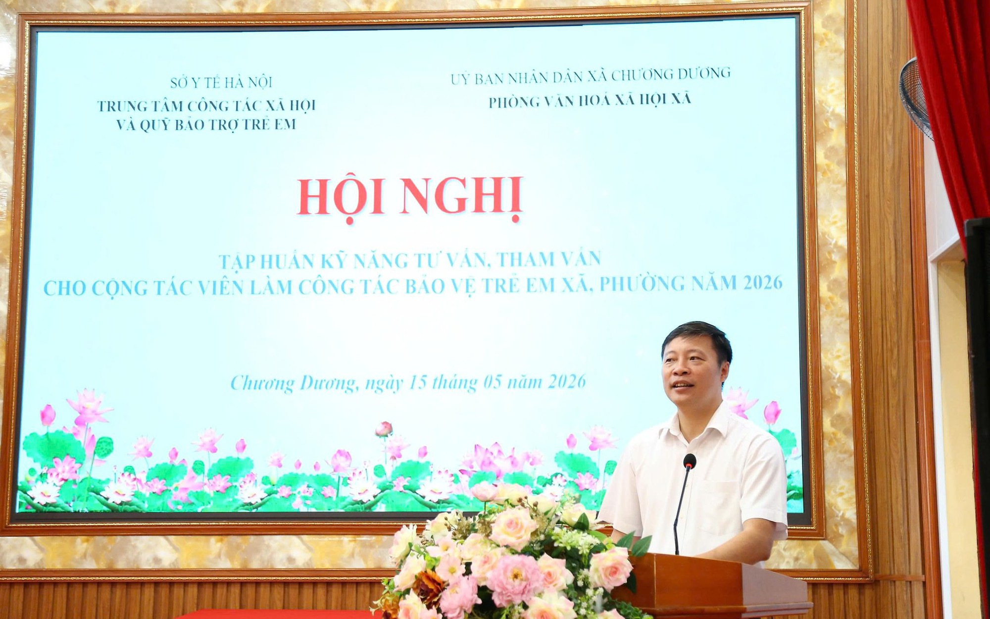 Xã Chương Dương tập huấn kỹ năng tham vấn, tư vấn cho cộng tác viên bảo vệ trẻ em