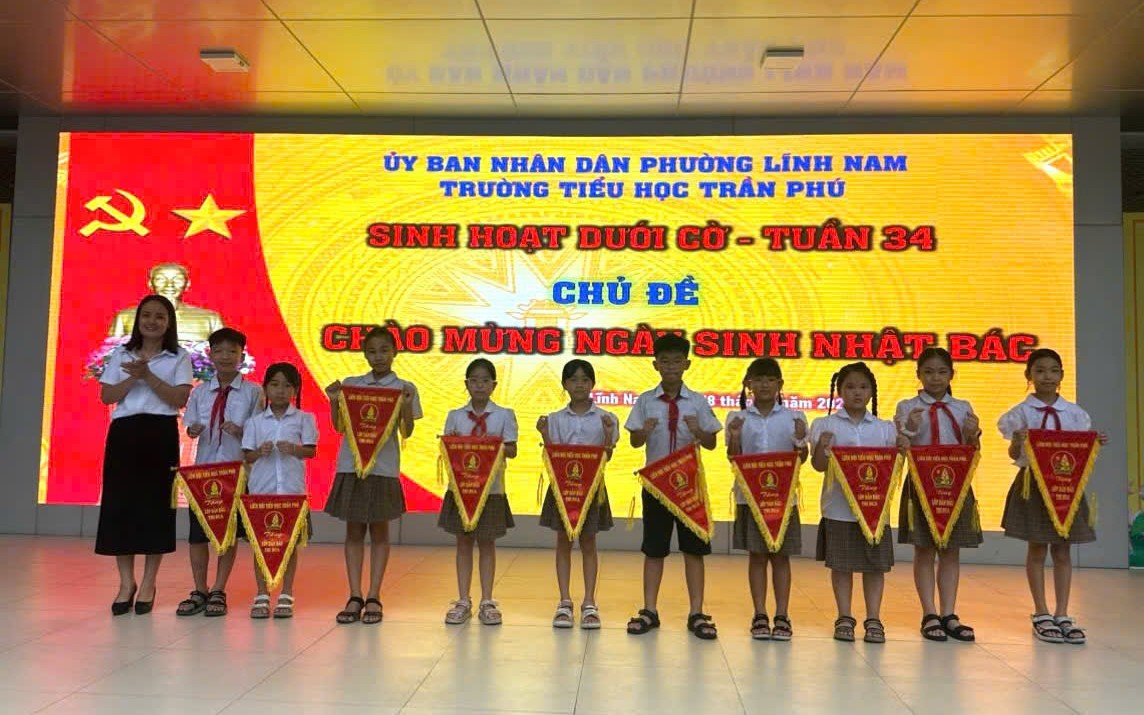 TRƯỜNG TIỂU HỌC TRẦN PHÚ CHÀO MỪNG NGÀY SINH NHẬT BÁC HỒ KÍNH YÊU – LAN TỎA TRUYỀN THỐNG YÊU NƯỚC