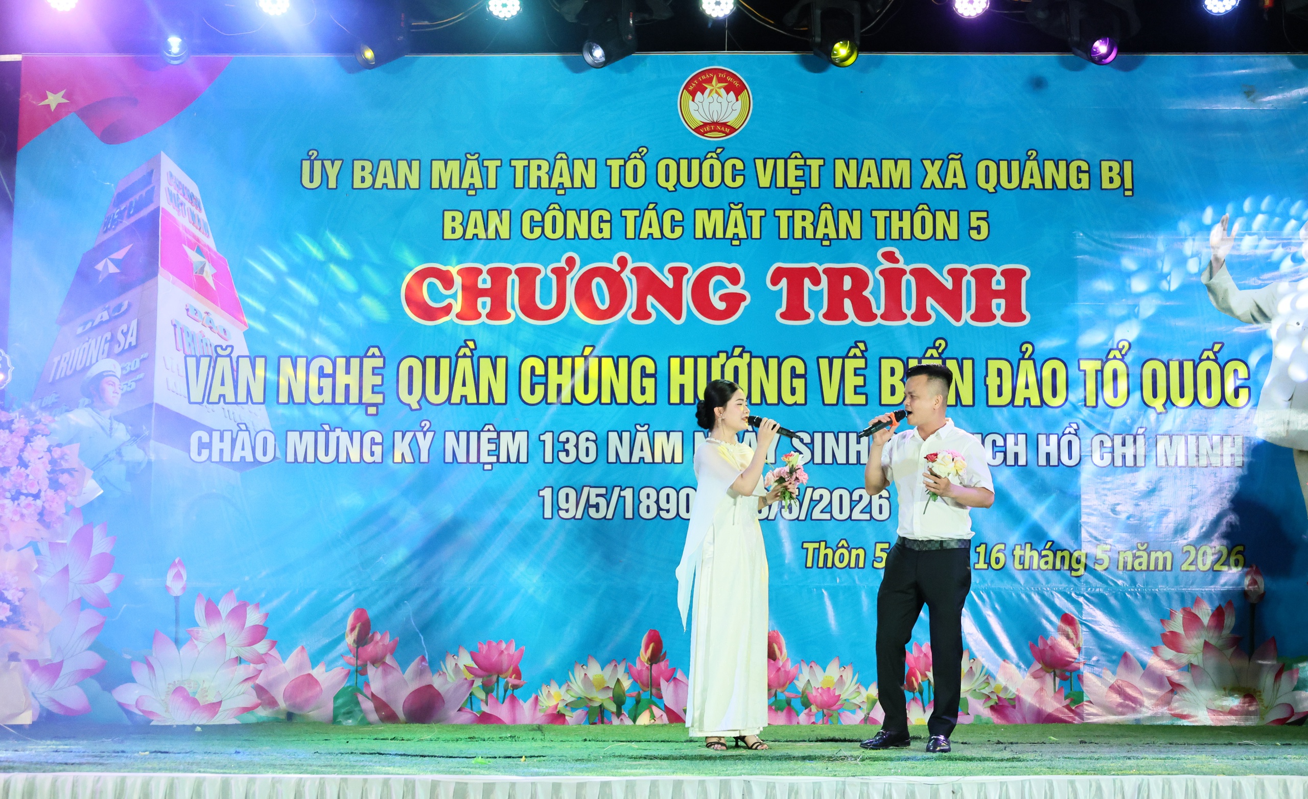 Rộn ràng Chương trình văn nghệ quần chúng hướng về biển đảo Tổ quốc, thiết thực chào mừng kỷ niệm 136 năm Ngày sinh Chủ tịch Hồ Chí Minh (19/5/1890 - 19/5/2026)- Ảnh 7.