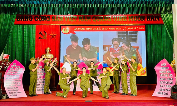 Sôi nổi Hội thi “ Lực lượng tham gia bảo vệ an ninh, trật tự ở cơ sở giỏi” cụm thi đua số 14 thành phố Hà Nội năm 2026- Ảnh 2.