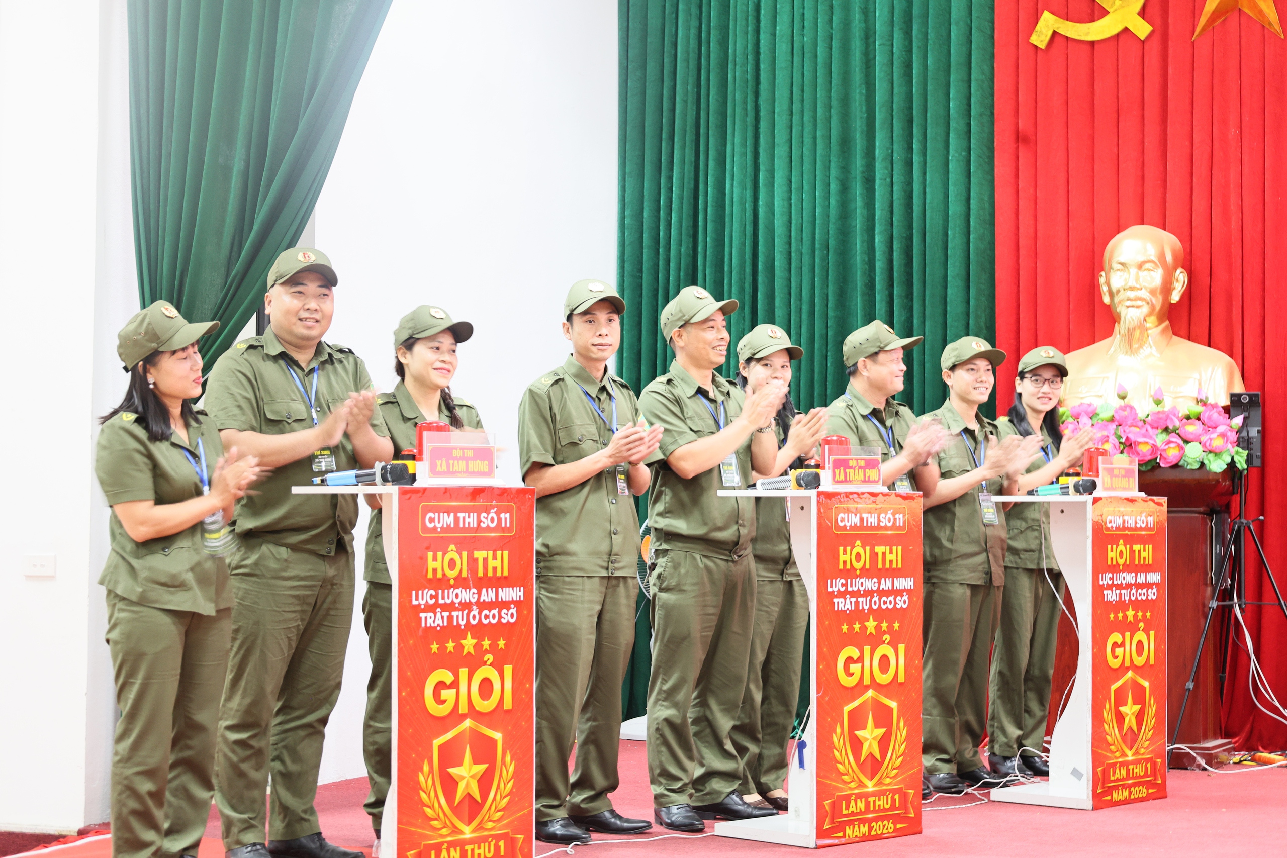 Một số hình ảnh xã Quảng Bị tham dự Hội thi lực lượng bảo vệ an ninh trật tự cơ sở giỏi năm 2026- Ảnh 3.