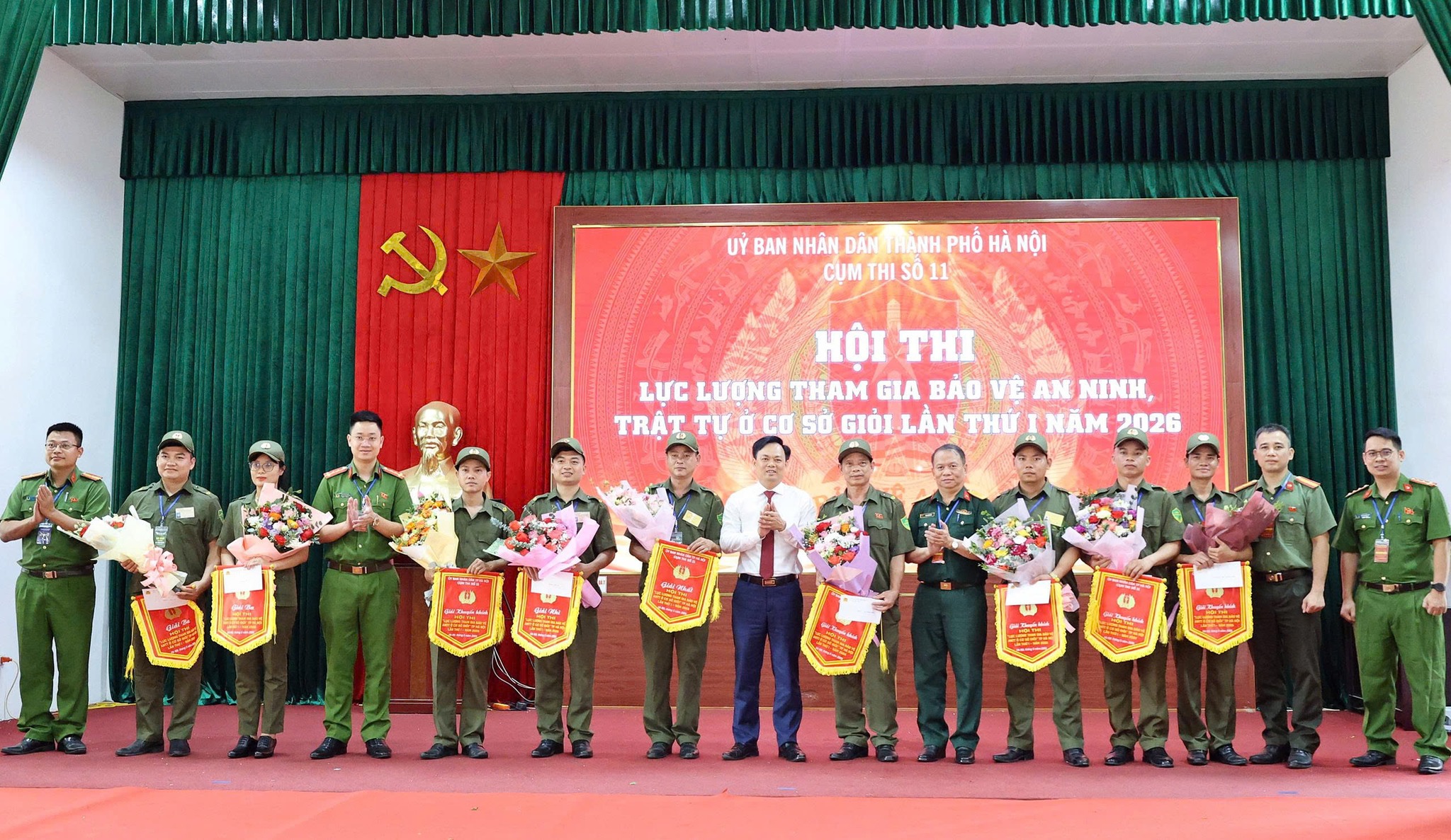 Một số hình ảnh xã Quảng Bị tham dự Hội thi lực lượng bảo vệ an ninh trật tự cơ sở giỏi năm 2026- Ảnh 1.