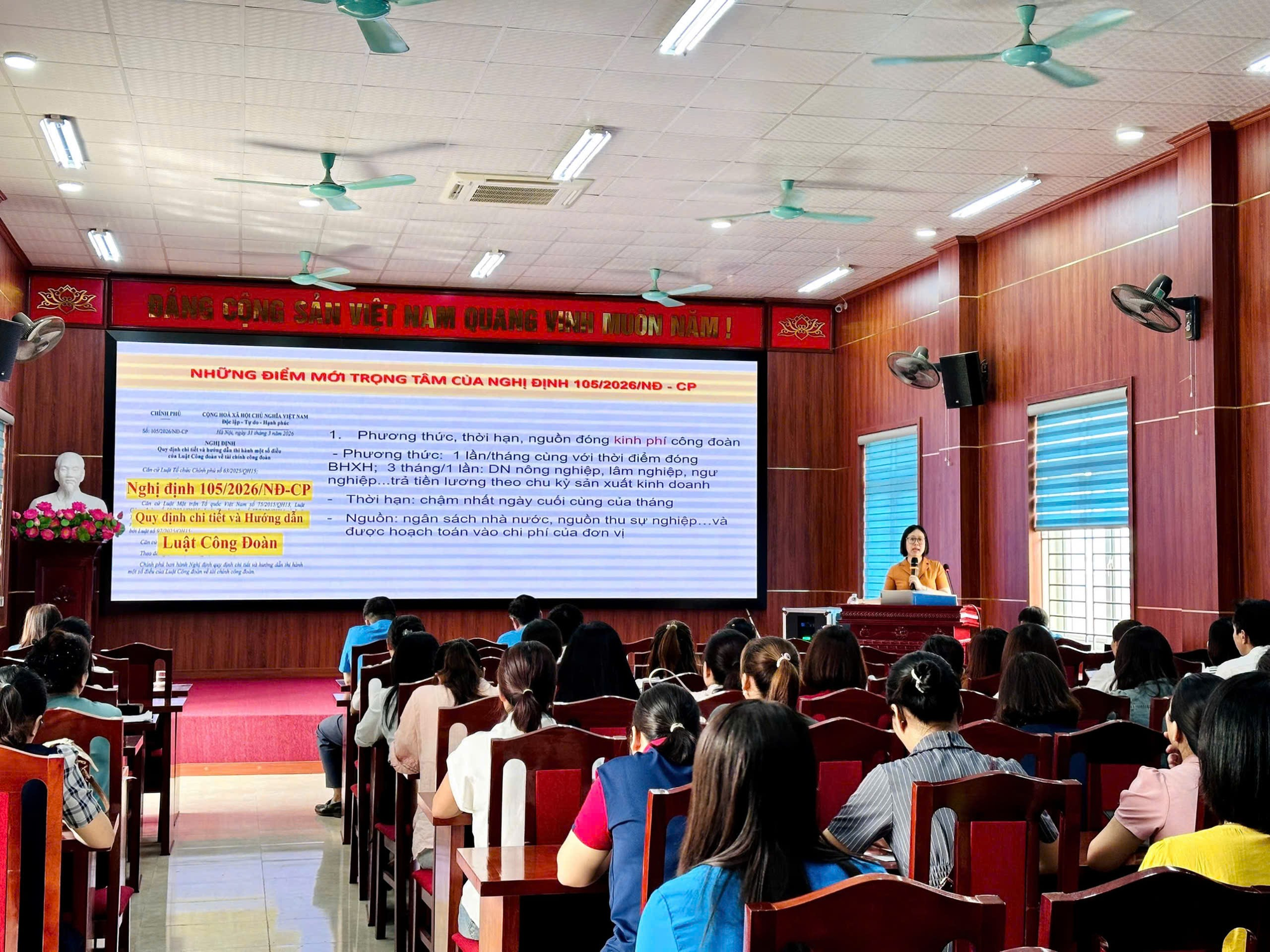 Công đoàn xã Ô Diên tổ chức lớp tập huấn, bồi dưỡng nghiệp vụ công tác công đoàn năm 2026- Ảnh 1.