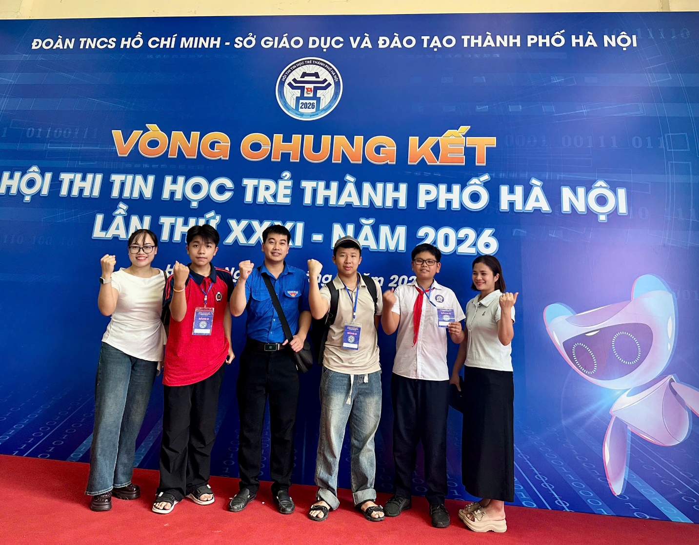HỌC SINH XÃ VĨNH THANH TỰ TIN BƯỚC VÀO VÒNG CHUNG KẾT TIN HỌC TRẺ THÀNH PHỐ HÀ NỘI NĂM 2026- Ảnh 4.