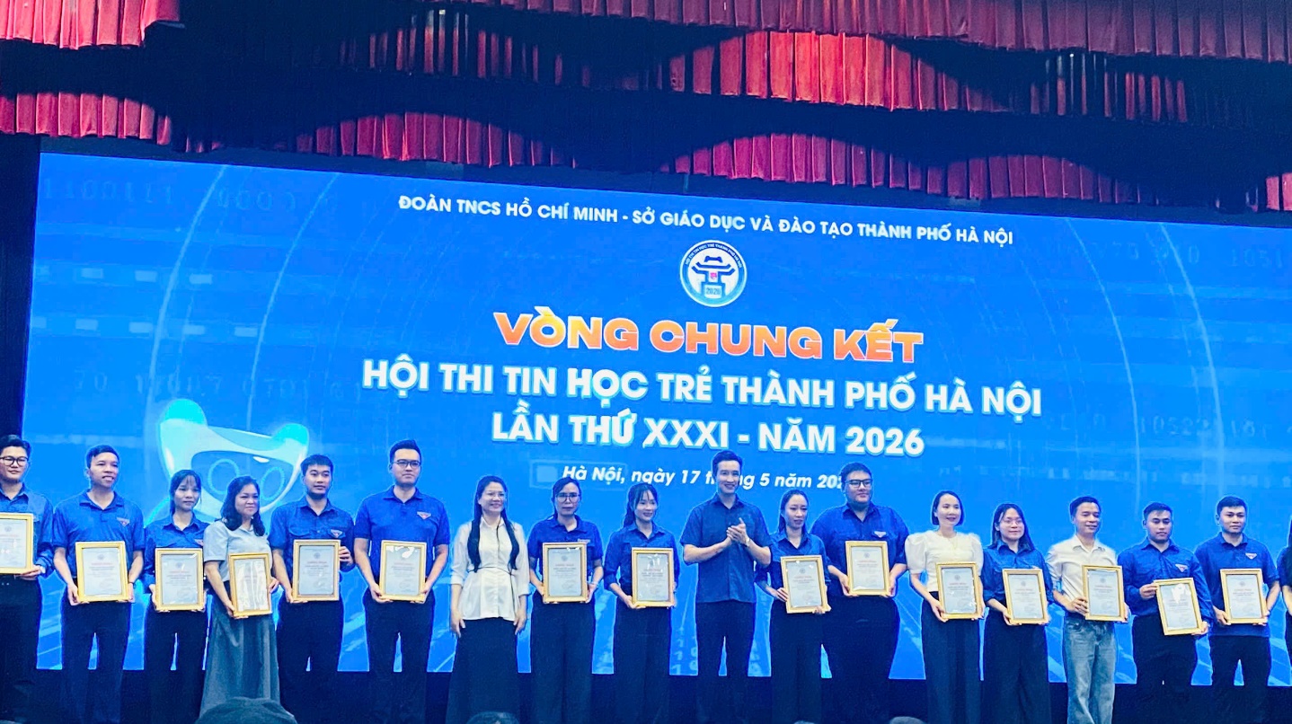 HỌC SINH XÃ VĨNH THANH TỰ TIN BƯỚC VÀO VÒNG CHUNG KẾT TIN HỌC TRẺ THÀNH PHỐ HÀ NỘI NĂM 2026- Ảnh 6.