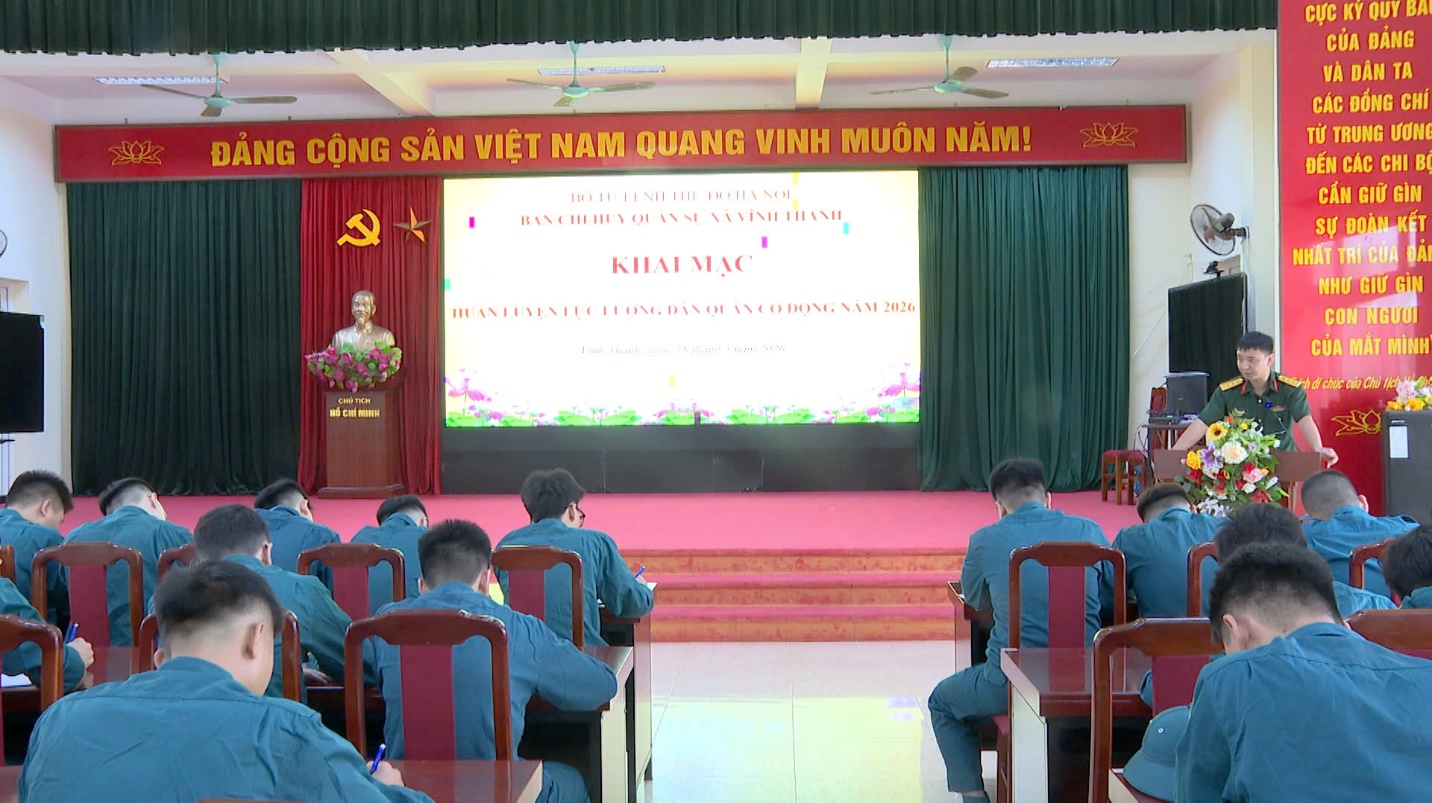 XÃ VĨNH THANH KHAI MẠC HUẤN LUYỆN DÂN QUÂN CƠ ĐỘNG NĂM 2026- Ảnh 6.