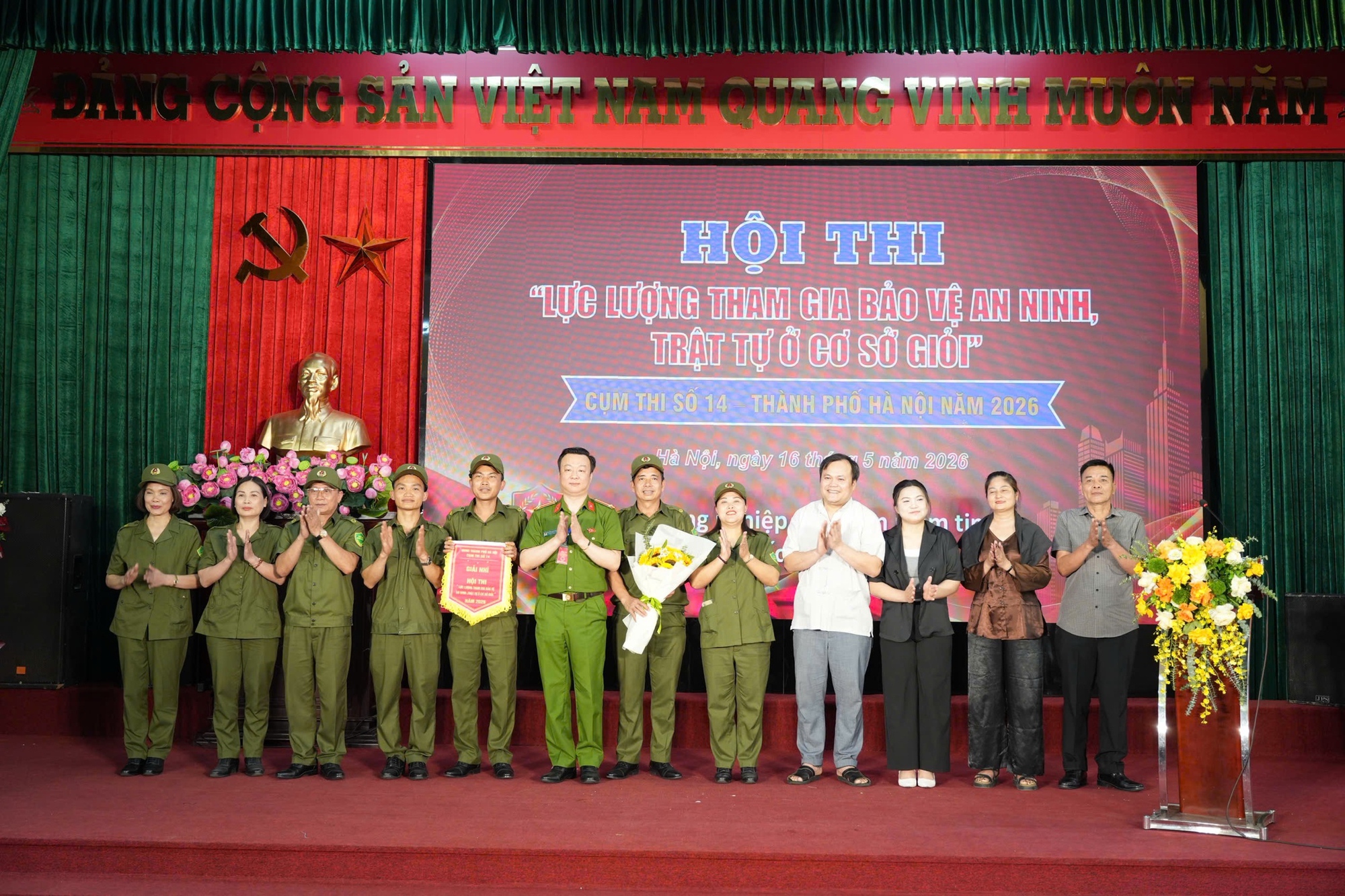 Sôi nổi Hội thi “ Lực lượng tham gia bảo vệ an ninh, trật tự ở cơ sở giỏi” cụm thi đua số 14 thành phố Hà Nội năm 2026- Ảnh 7.