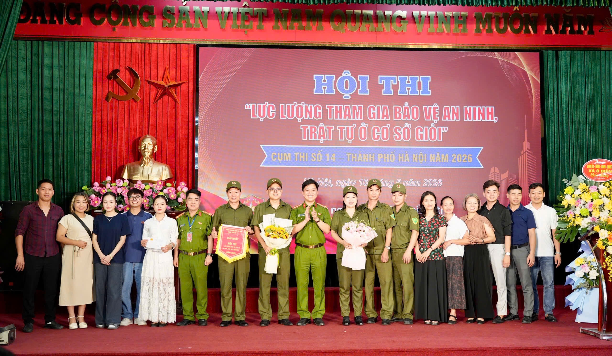 Sôi nổi Hội thi “ Lực lượng tham gia bảo vệ an ninh, trật tự ở cơ sở giỏi” cụm thi đua số 14 thành phố Hà Nội năm 2026- Ảnh 5.