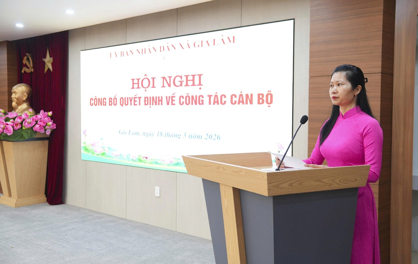 Gia Lâm công bố quyết định về công tác cán bộ- Ảnh 5.