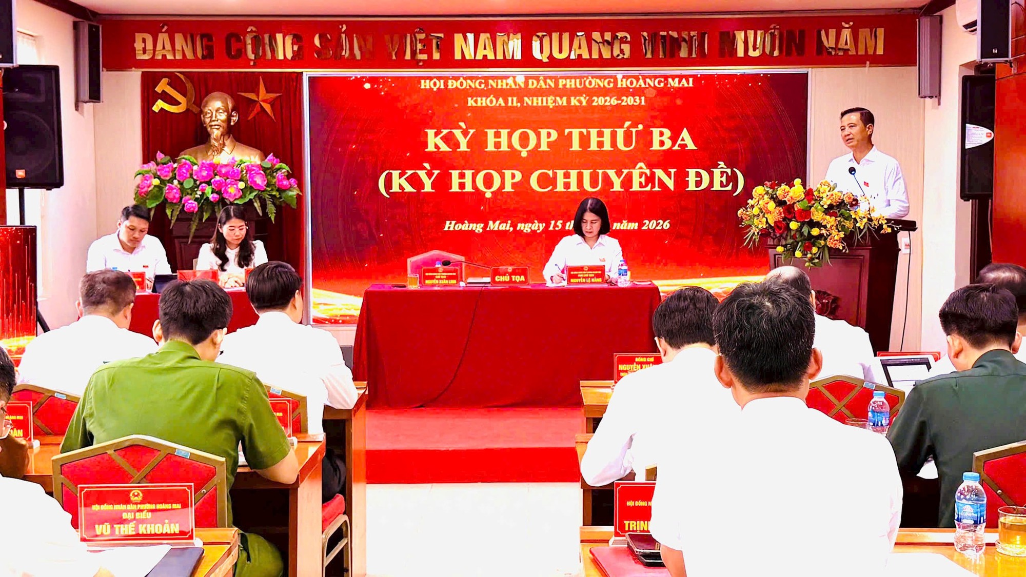 HĐND phường Hoàng Mai quyết nghị các nội dung quan trọng về đầu tư công- Ảnh 1.
