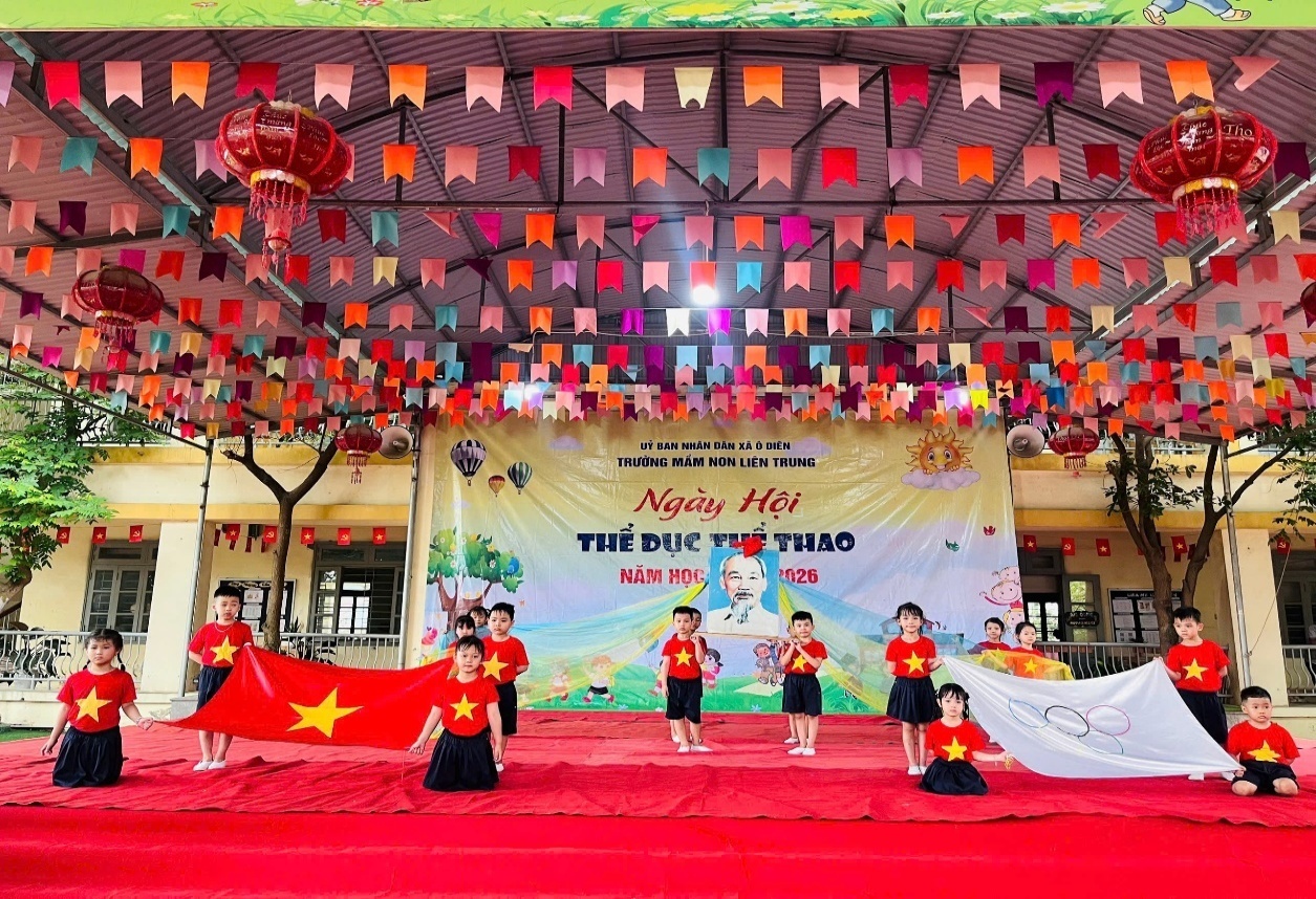 Trường Mầm non Liên Trung tổ chức Ngày hội Thể dục Thể thao năm học 2025 - 2026- Ảnh 1.