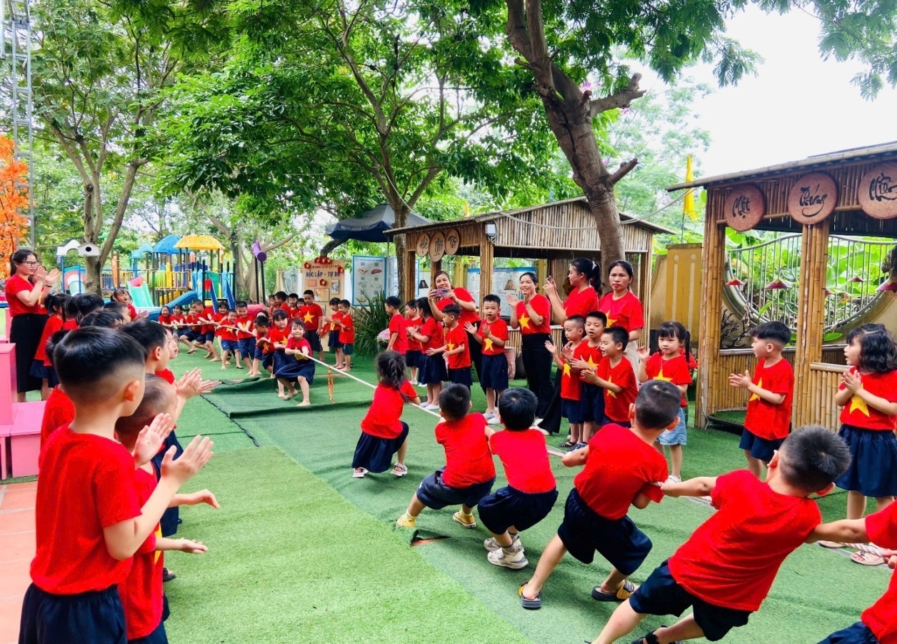 Trường Mầm non Liên Trung tổ chức Ngày hội Thể dục Thể thao năm học 2025 - 2026- Ảnh 4.