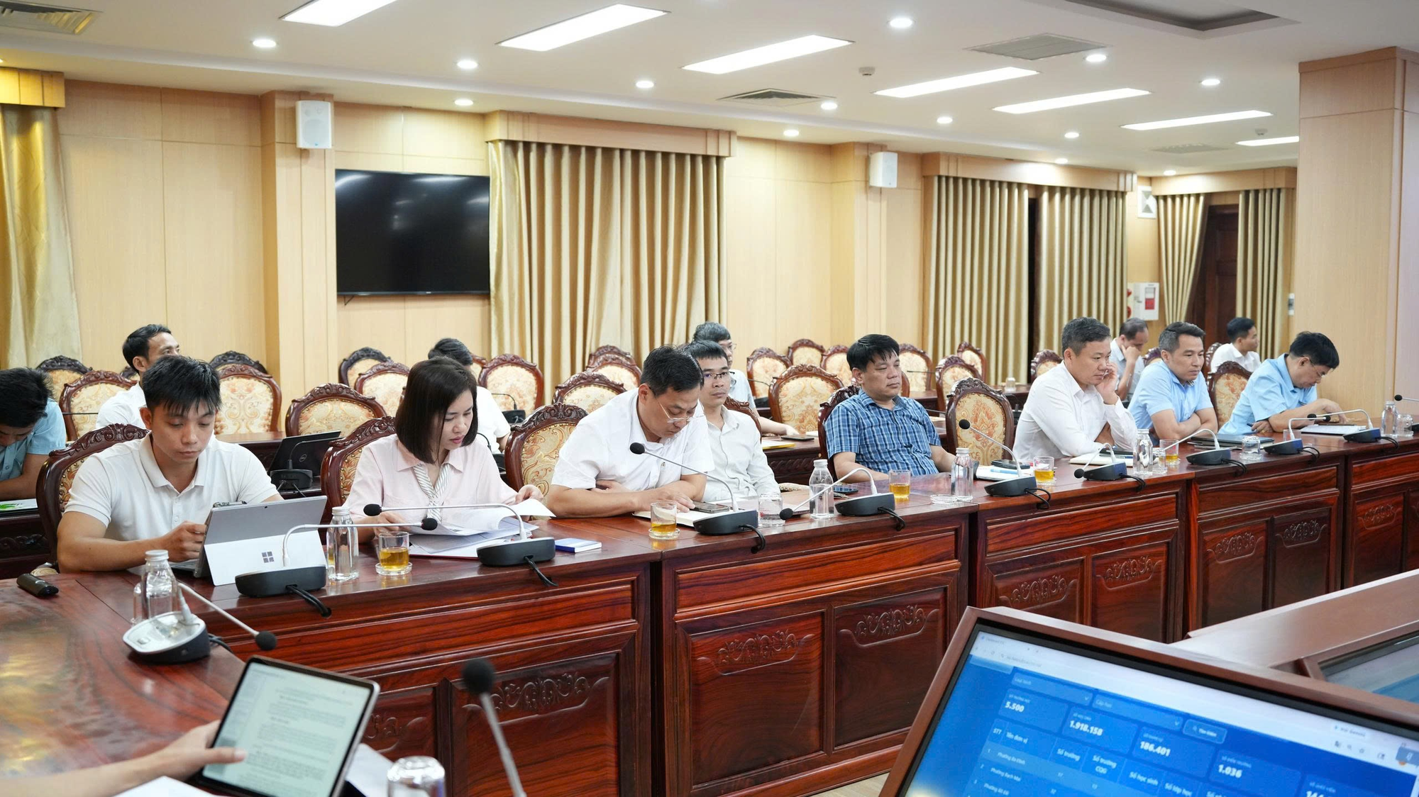 Xã Hoài Đức tham dự hội nghị trực tuyến tập huấn triển khai thử nghiệm Hệ thống Trung tâm điều hành thông minh IOC- Ảnh 2.