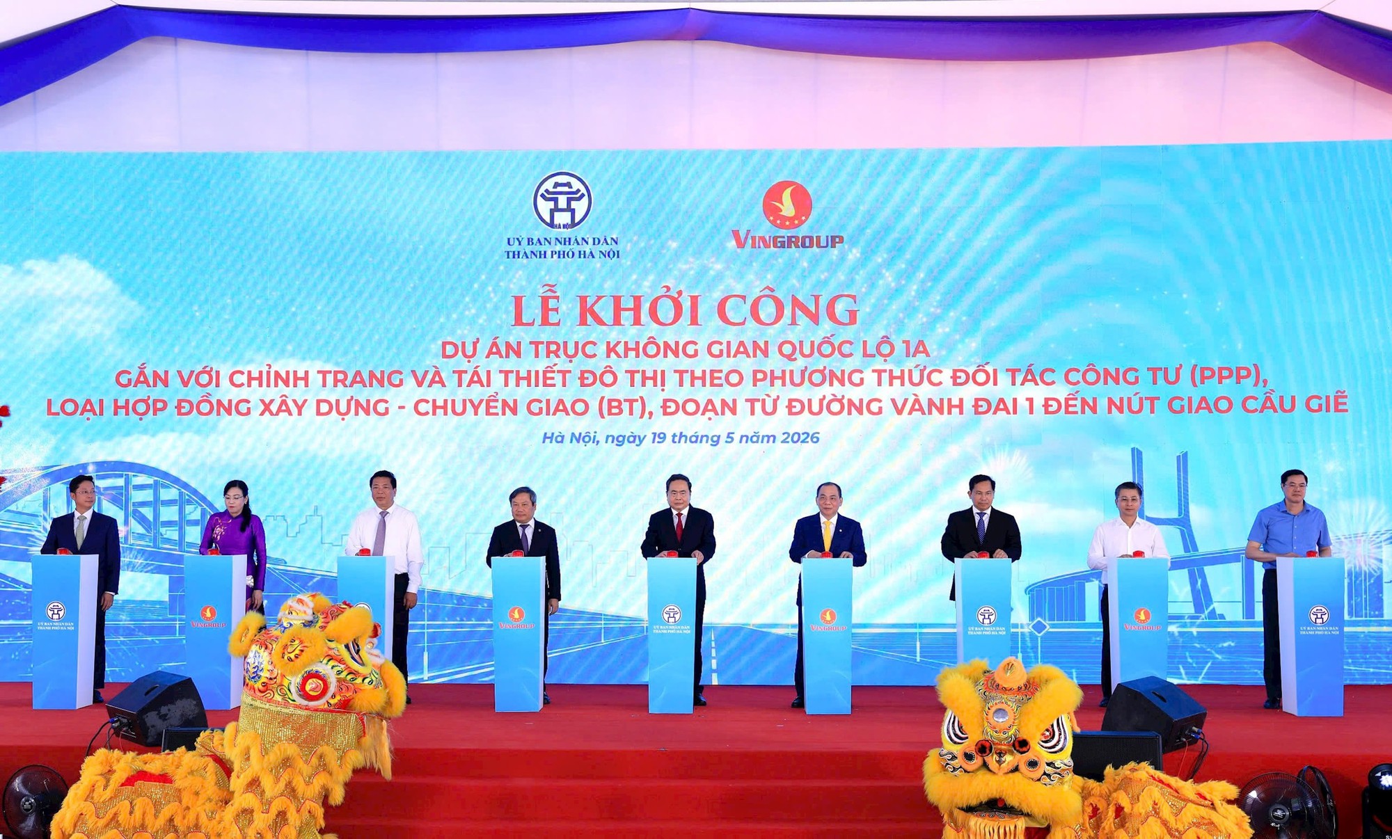 Hà Nội khởi công Dự án trục không gian Quốc lộ 1A với tổng vốn đầu tư gần 162.000 tỷ đồng- Ảnh 4.