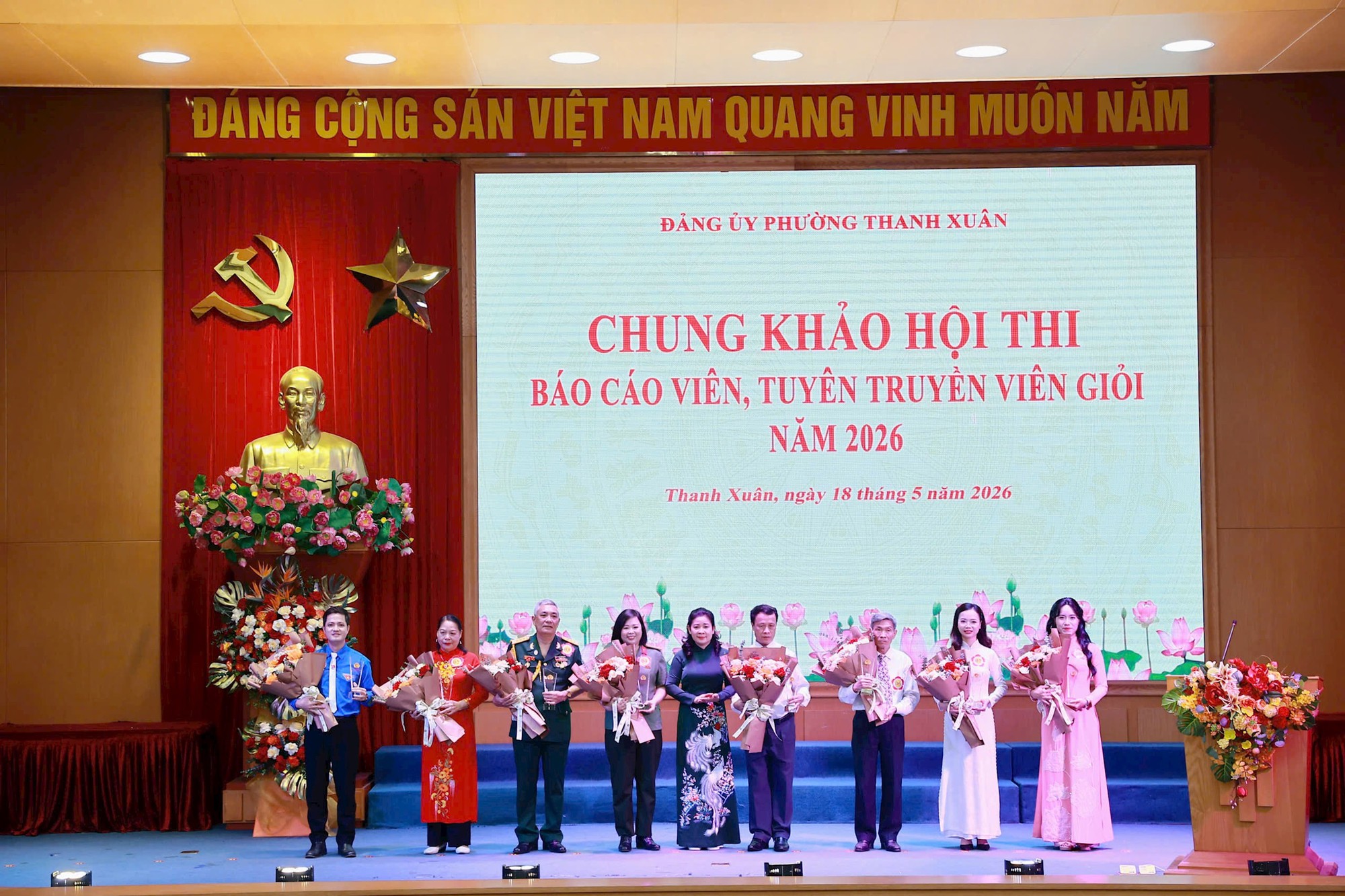 Phường Thanh Xuân lan tỏa hiệu quả việc học tập, quán triệt Nghị quyết đại hội Đảng các cấp- Ảnh 1.