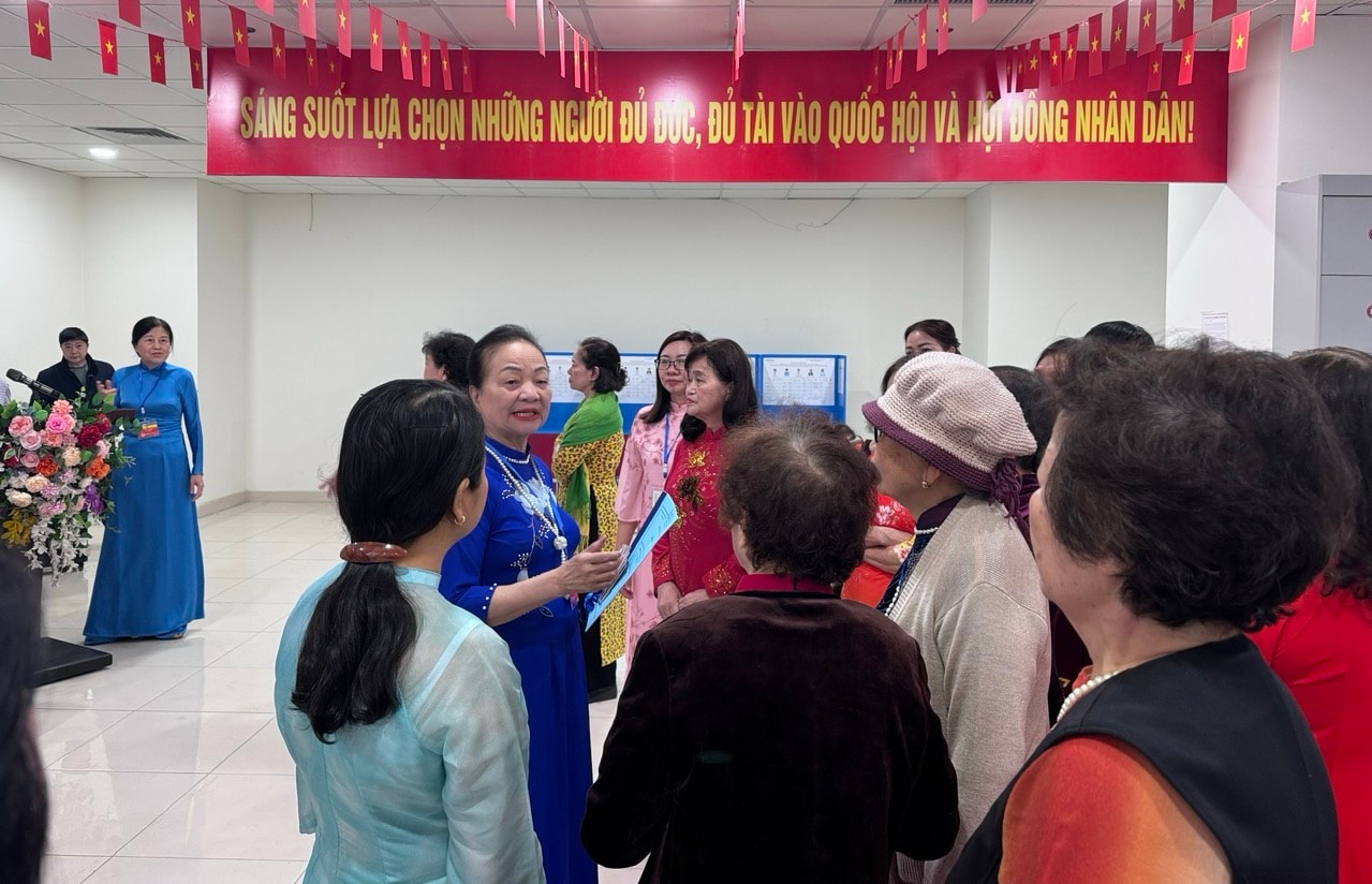 Phường Cầu Giấy đồng loạt diễn tập: Sẵn sàng mọi phương án cho ngày bầu cử- Ảnh 4.