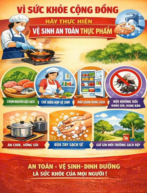 Bài tuyên truyền hưởng ứng tháng hành động an toàn thực phẩm năm 2026- Ảnh 1.