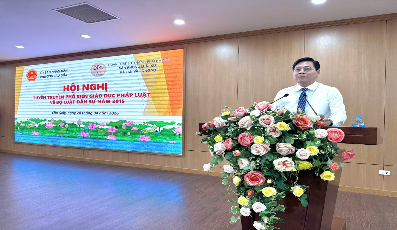 Phường Cầu Giấy đẩy mạnh tuyên truyền pháp luật đưa Bộ Luật Dân sự vào đời sống Nhân dân- Ảnh 3.