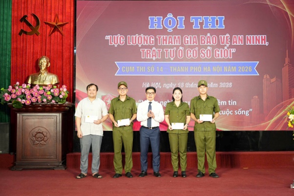 Hoài Đức tham gia Hội thi “ Lực lượng tham gia bảo vệ an ninh, trật tự ở cơ sở giỏi” cụm thi đua số 14 thành phố Hà Nội năm 2026- Ảnh 8.
