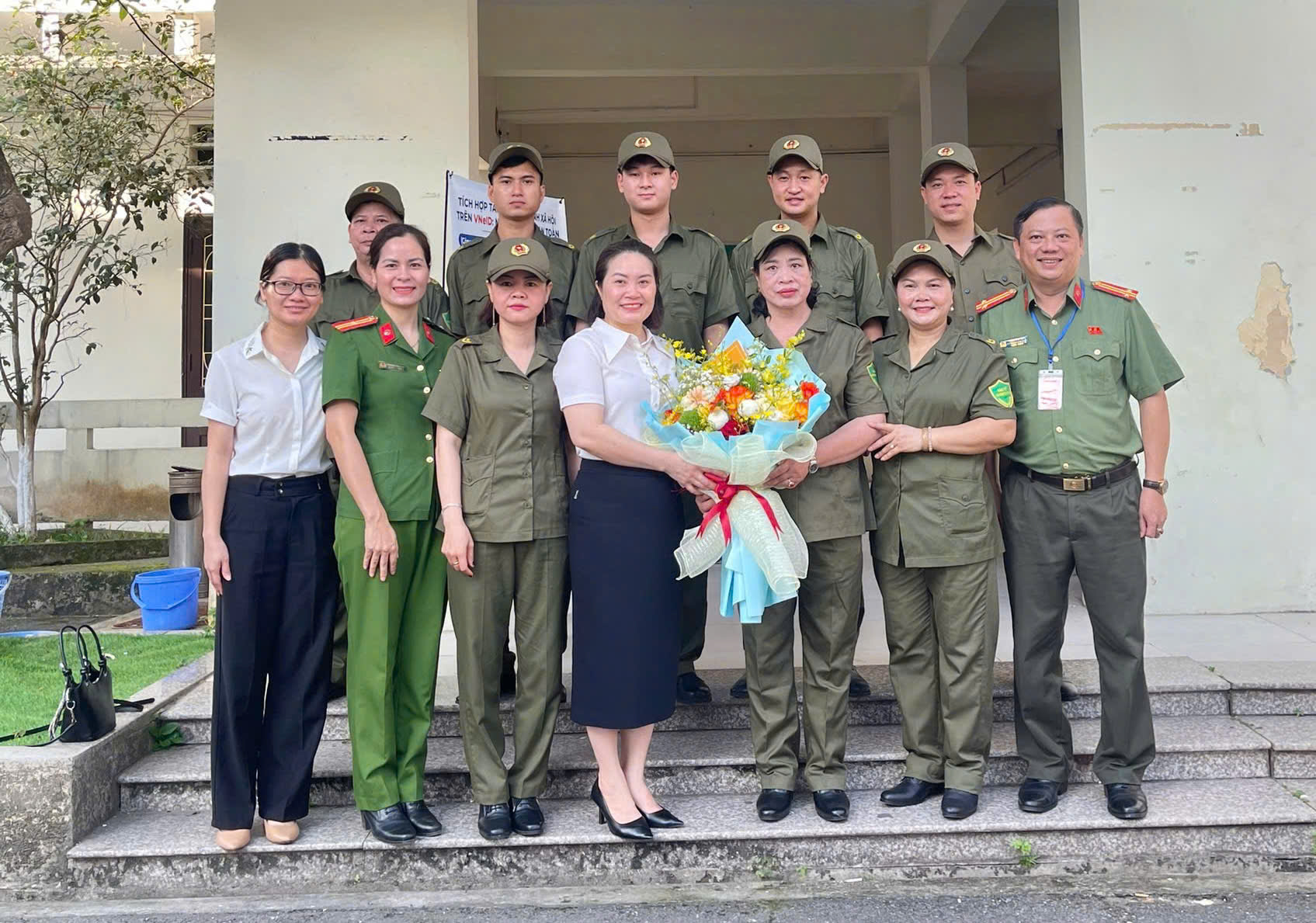 Hoài Đức tham gia Hội thi “ Lực lượng tham gia bảo vệ an ninh, trật tự ở cơ sở giỏi” cụm thi đua số 14 thành phố Hà Nội năm 2026- Ảnh 1.