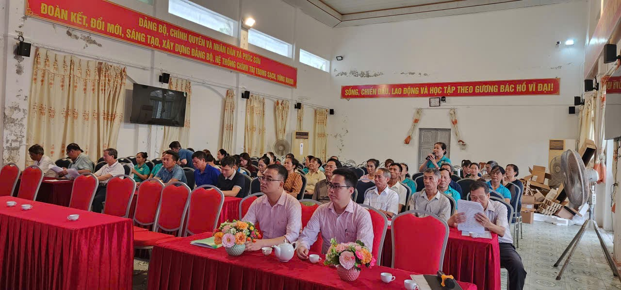 HỘI NÔNG DÂN XÃ PHÚC SƠN THAM GIA TẬP HUẤN NGHIỆP VỤ TÍN DỤNG CHÍNH SÁCH XÃ HỘI NĂM 2026- Ảnh 1.
