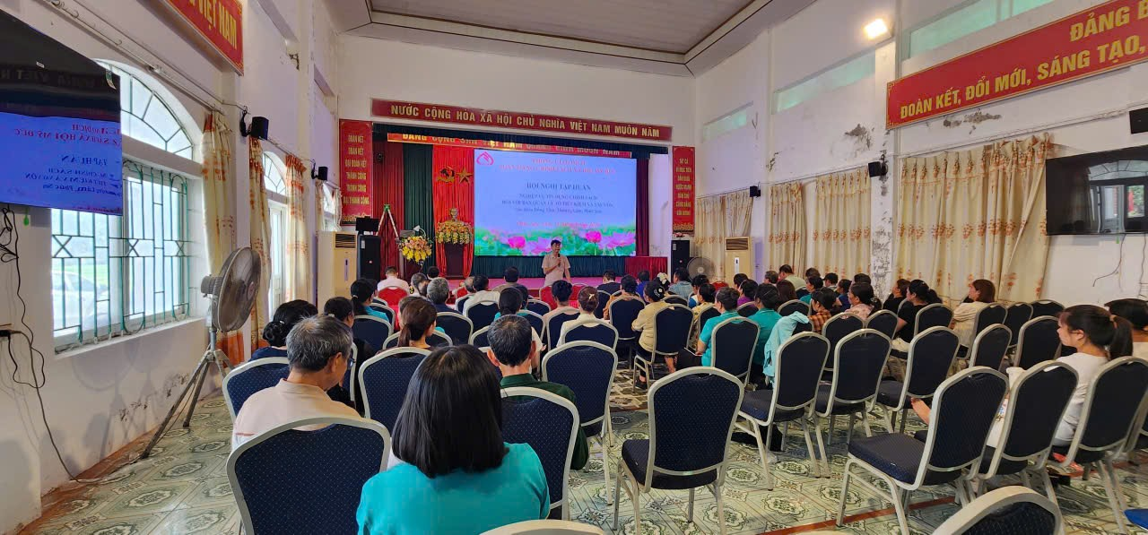 HỘI NÔNG DÂN XÃ PHÚC SƠN THAM GIA TẬP HUẤN NGHIỆP VỤ TÍN DỤNG CHÍNH SÁCH XÃ HỘI NĂM 2026- Ảnh 2.
