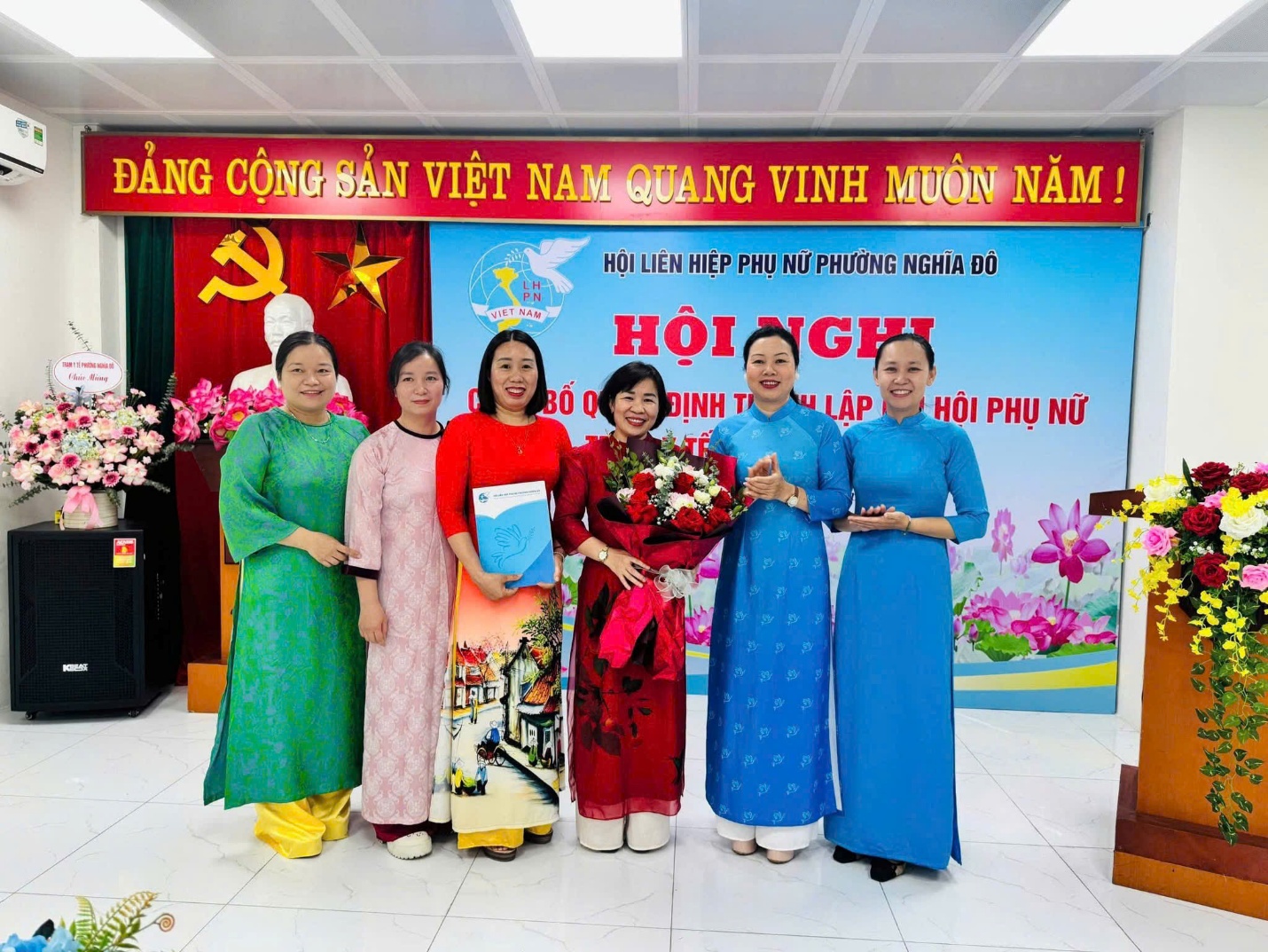 PHƯỜNG NGHĨA ĐÔ RA MẮT CHI HỘI PHỤ NỮ TRẠM Y TẾ PHƯỜNG- Ảnh 1.