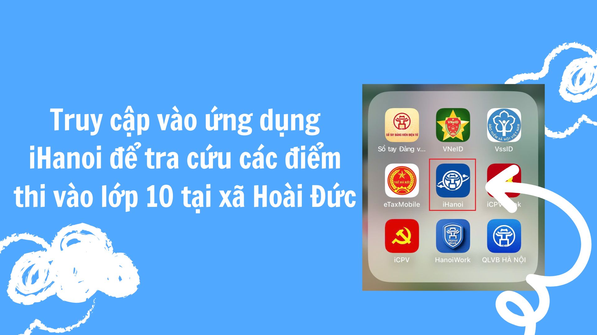 Ứng dụng iHanoi “gỡ khó” tìm đường cho phụ huynh, học sinh thi lớp 10 tại Hoài Đức- Ảnh 1.