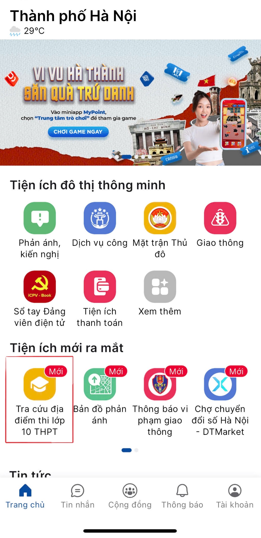 Ứng dụng iHanoi “gỡ khó” tìm đường cho phụ huynh, học sinh thi lớp 10 tại Hoài Đức- Ảnh 2.