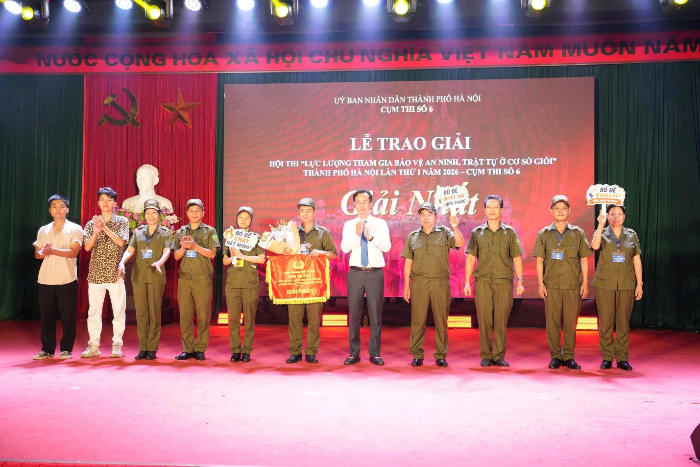 Sôi nổi hội thi lực lượng bảo vệ an ninh, trật tự ở cơ sở Cụm thi đua số 6- Ảnh 7.