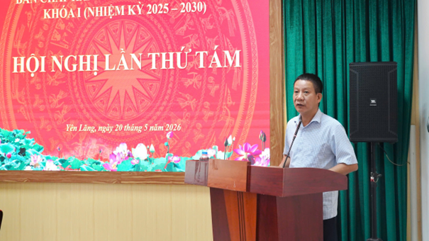 Hội nghị lần thứ Tám Ban Chấp hành Đảng bộ xã Yên Lãng khóa I- Ảnh 3.