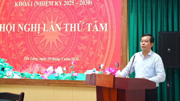 Hội nghị lần thứ Tám Ban Chấp hành Đảng bộ xã Yên Lãng khóa I- Ảnh 4.