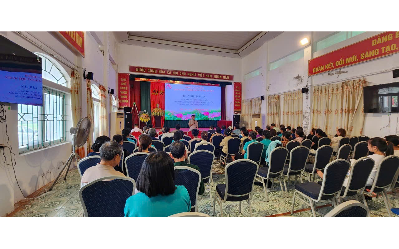 HỘI NÔNG DÂN XÃ PHÚC SƠN THAM GIA TẬP HUẤN NGHIỆP VỤ TÍN DỤNG CHÍNH SÁCH XÃ HỘI NĂM 2026