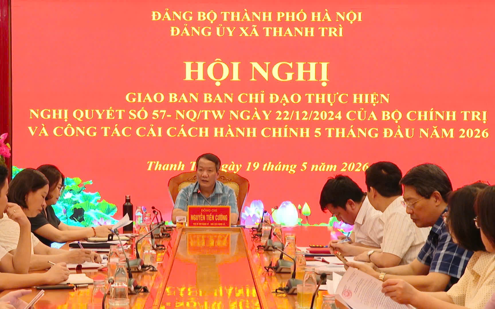 Thanh Trì triển khai hiệu quả Nghị quyết 57-NQ/TW gắn với cải cách hành chính và chuyển đổi số