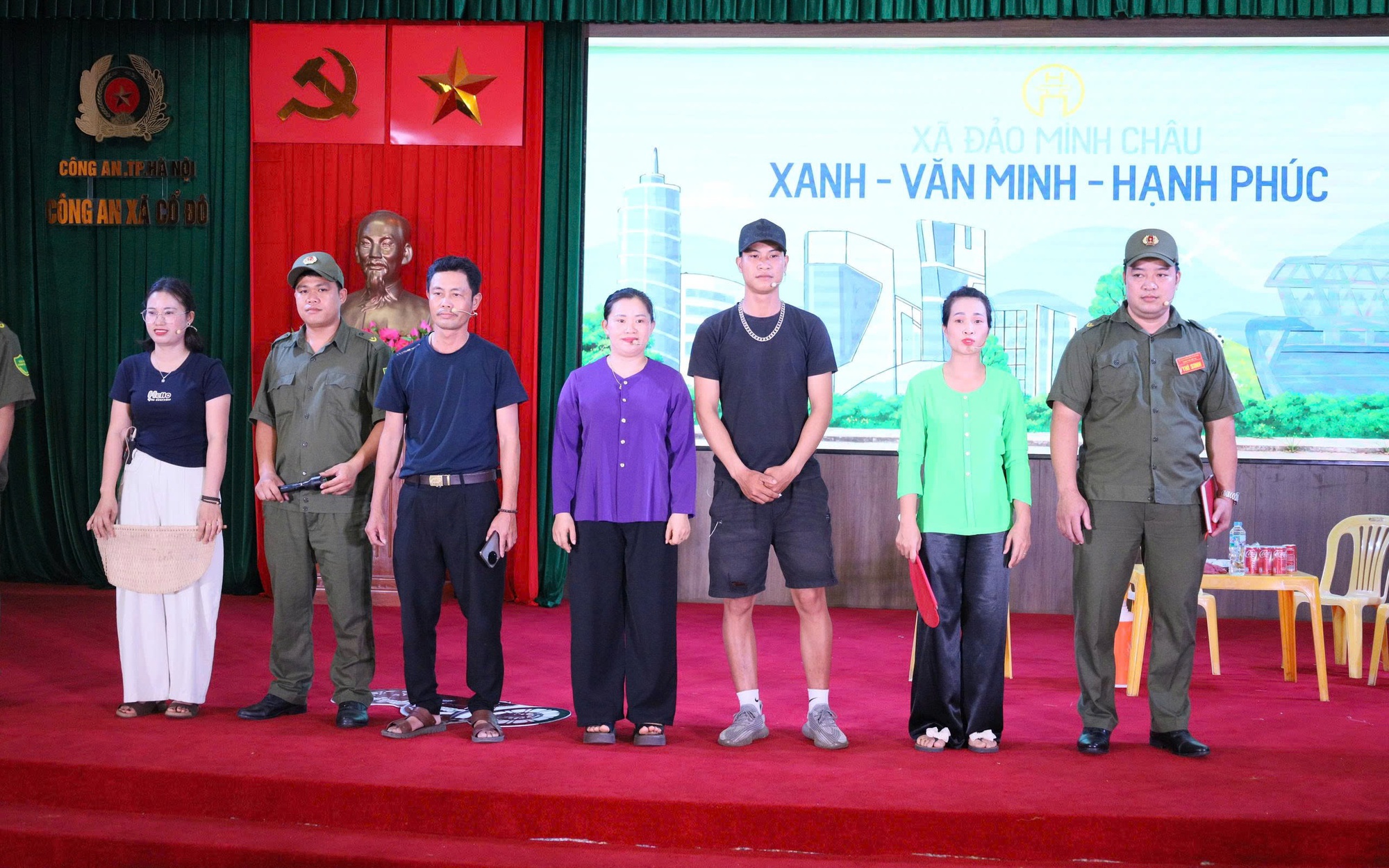 Xã Minh Châu tham dự Hội thi: 