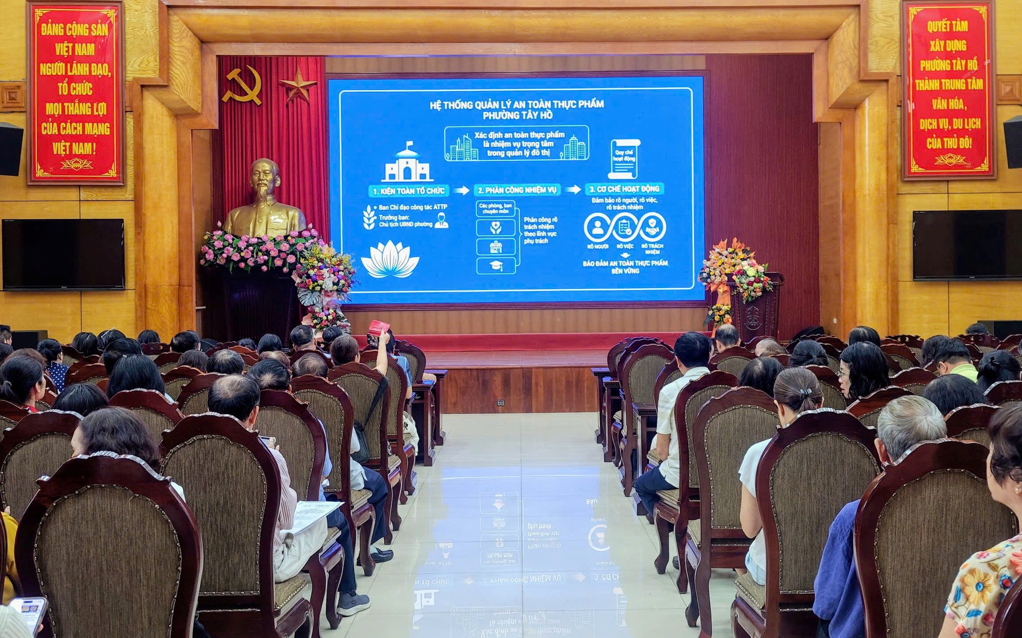 Phường Tây Hồ: Quyết liệt xử lý vi phạm, nâng cao hiệu quả quản lý an toàn thực phẩm