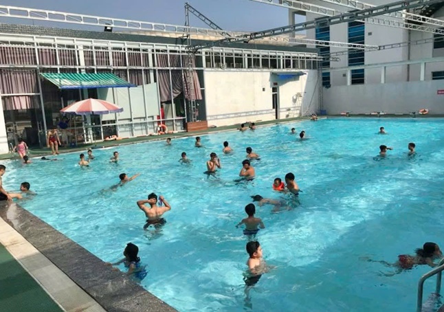 SÔI NỔI CÁC HOẠT ĐỘNG TẠI BỂ BƠI TRUNG TÂM DỊCH VỤ TỔNG HỢP XÃ HOÀI ĐỨC, GÓP PHẦN PHÒNG CHỐNG ĐUỐI NƯỚC CHO TRẺ EM- Ảnh 6.