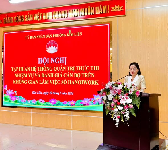 KIM LIÊN: ĐẨY MẠNH TRIỂN KHAI NỀN TẢNG HANOIWORK, TĂNG TỐC CHUYỂN ĐỔI SỐ TRONG ĐIỀU HÀNH CÔNG VỤ- Ảnh 1.