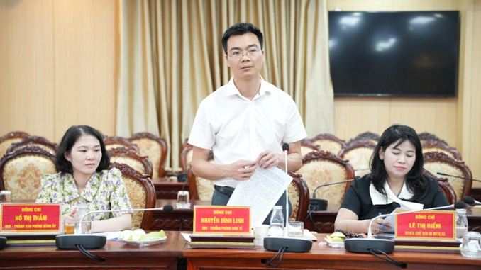 Hoài Đức làm việc với Đoàn khảo sát Hiệp hội Khoa học Hành chính Việt Nam- Ảnh 6.