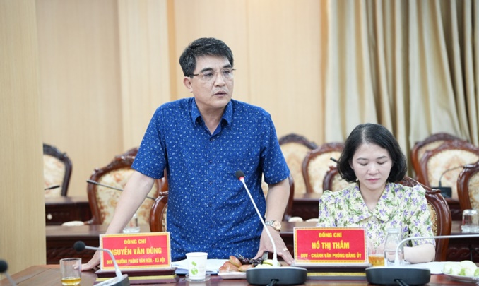 Hoài Đức làm việc với Đoàn khảo sát Hiệp hội Khoa học Hành chính Việt Nam- Ảnh 7.