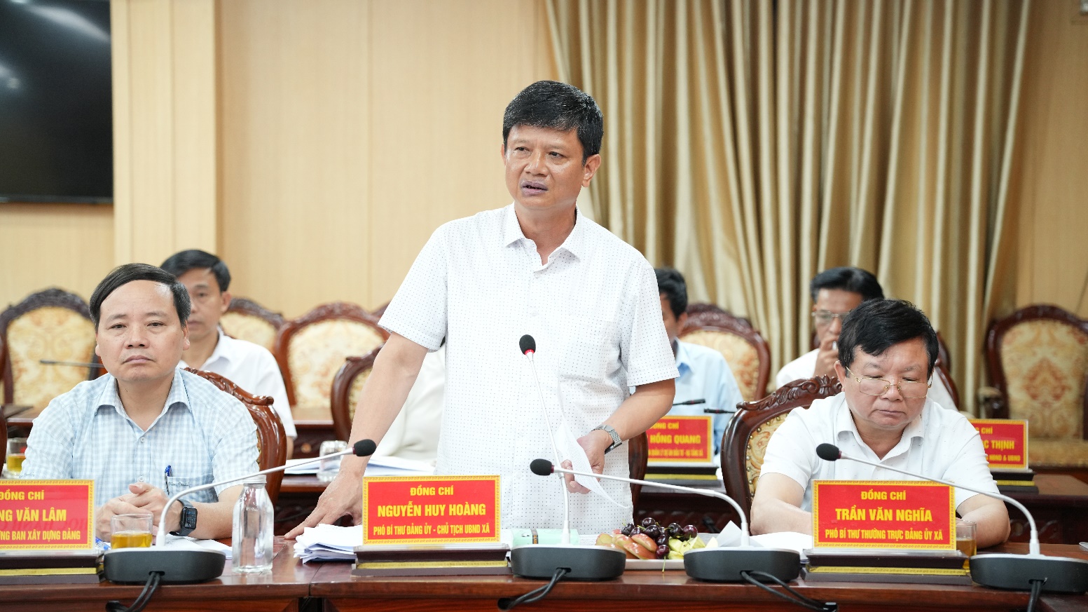 Hoài Đức làm việc với Đoàn khảo sát Hiệp hội Khoa học Hành chính Việt Nam- Ảnh 5.