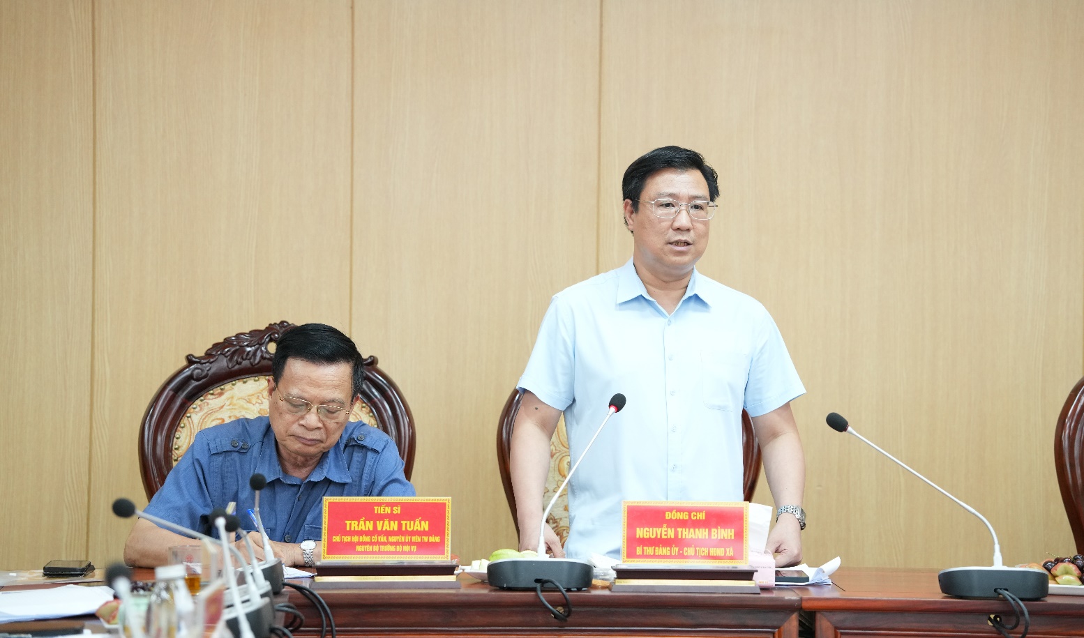 Hoài Đức làm việc với Đoàn khảo sát Hiệp hội Khoa học Hành chính Việt Nam- Ảnh 10.
