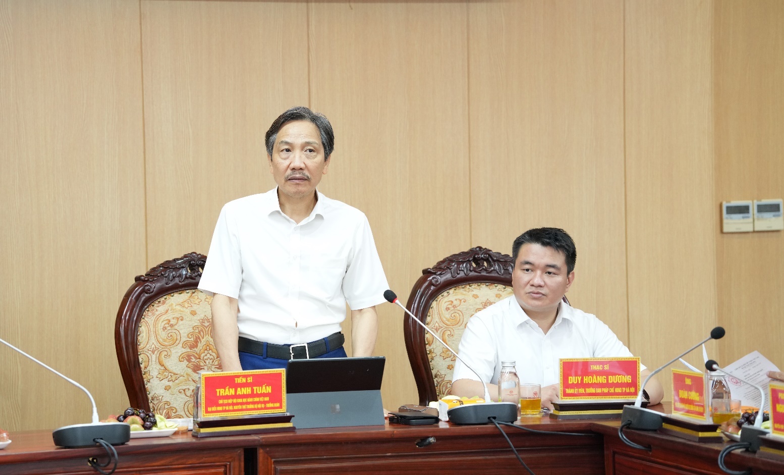 Hoài Đức làm việc với Đoàn khảo sát Hiệp hội Khoa học Hành chính Việt Nam- Ảnh 11.