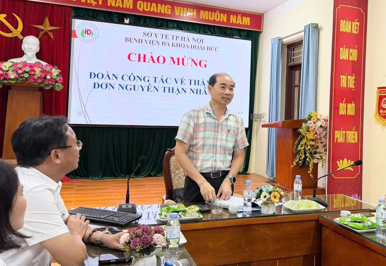 Sở Y tế Hà Nội thẩm định triển khai Đơn nguyên Thận nhân tạo tại Bệnh viện đa khoa Hoài Đức- Ảnh 5.