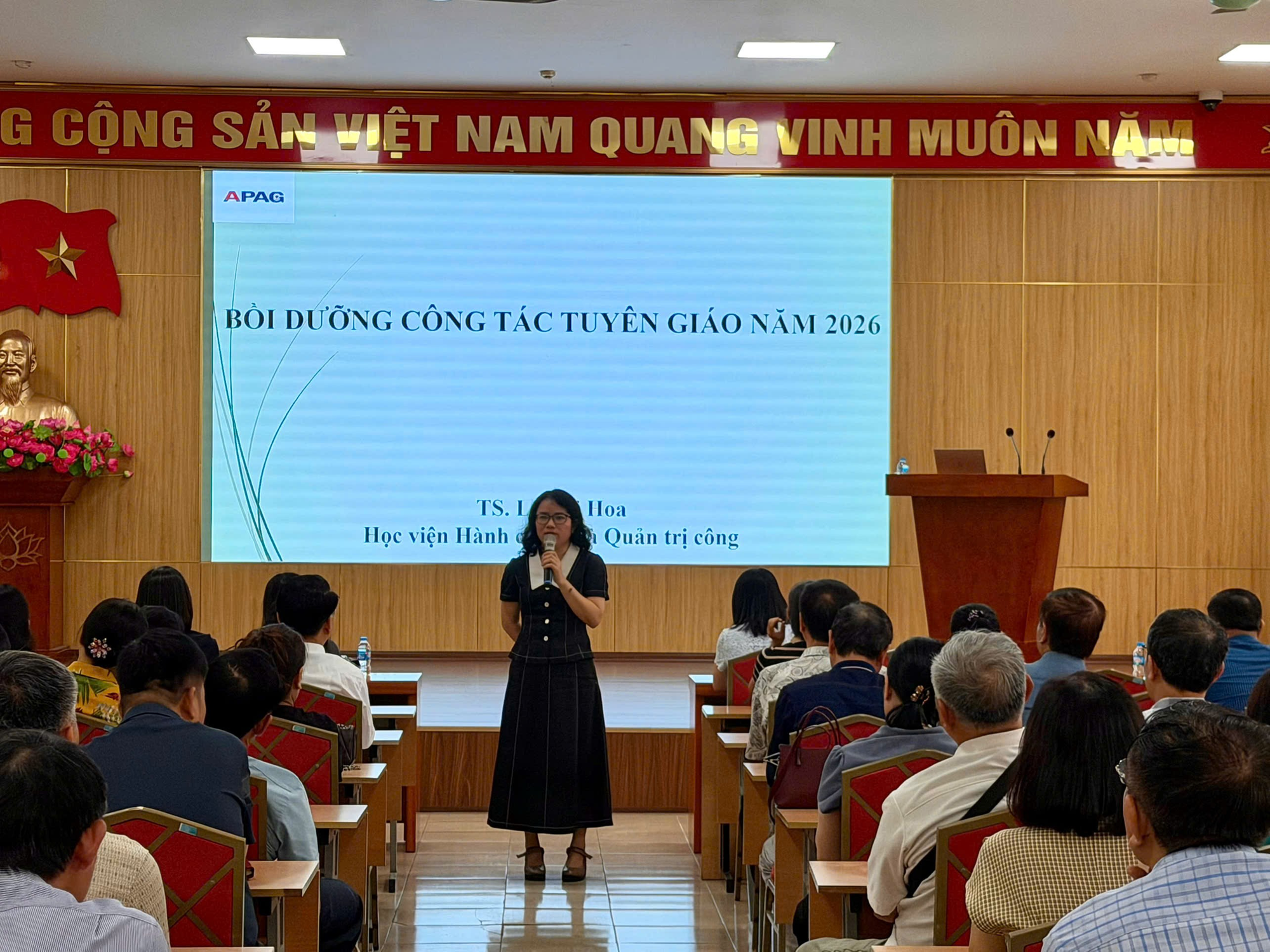 KHAI GIẢNG LỚP BỒI DƯỠNG NGHIỆP VỤ CÔNG TÁC TUYÊN GIÁO NĂM 2026- Ảnh 2.