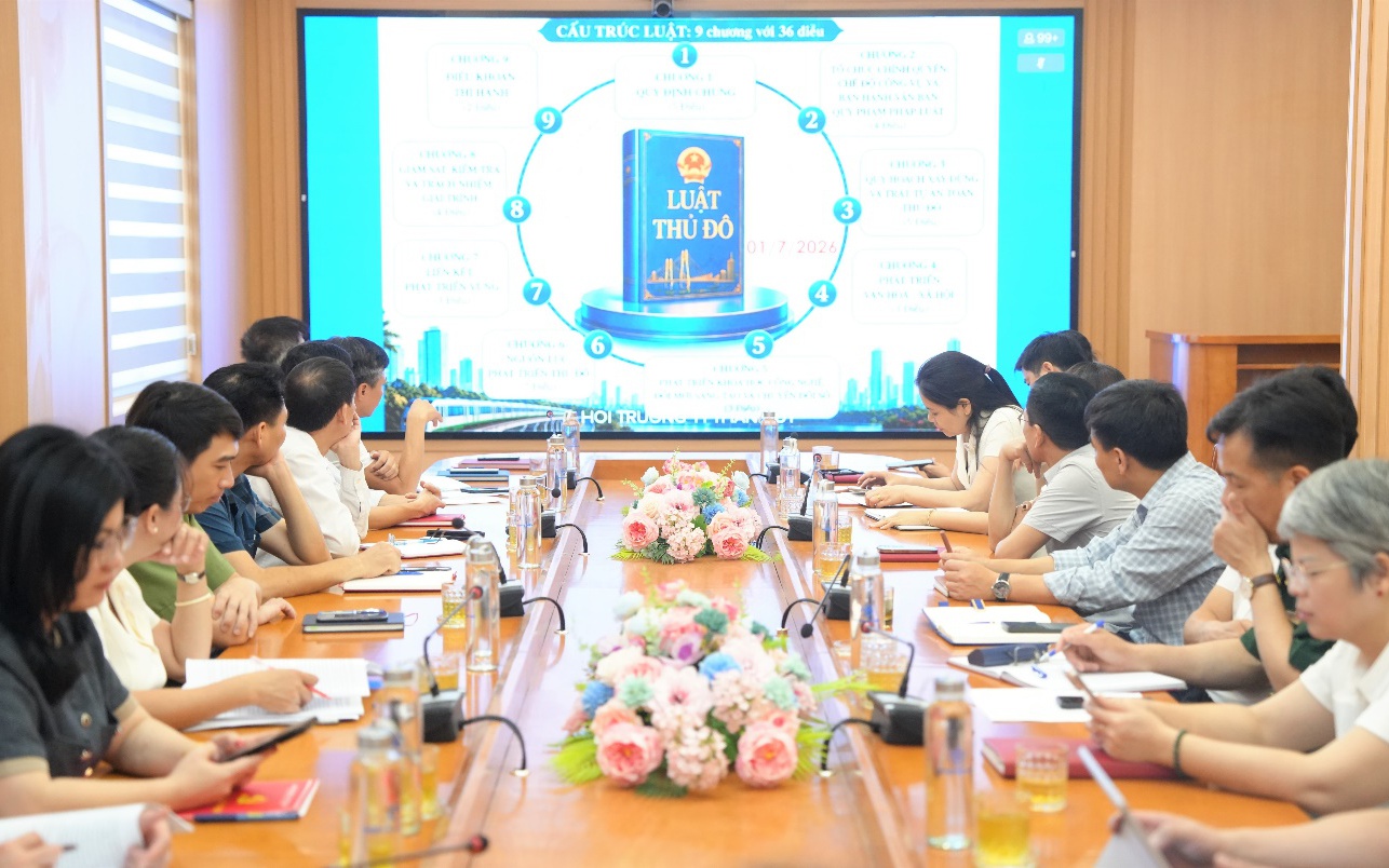 Đảng uỷ xã An Khánh tiếp sóng Hội nghị triển khai, thi hành Luật Thủ đô và giao ban định kỳ giữa Thành ủy - HĐND - UBND - Ủy ban MTTQ Thành phố với cơ sở